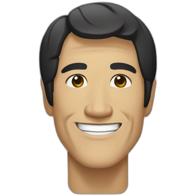 Bruce Lee smiling emoji