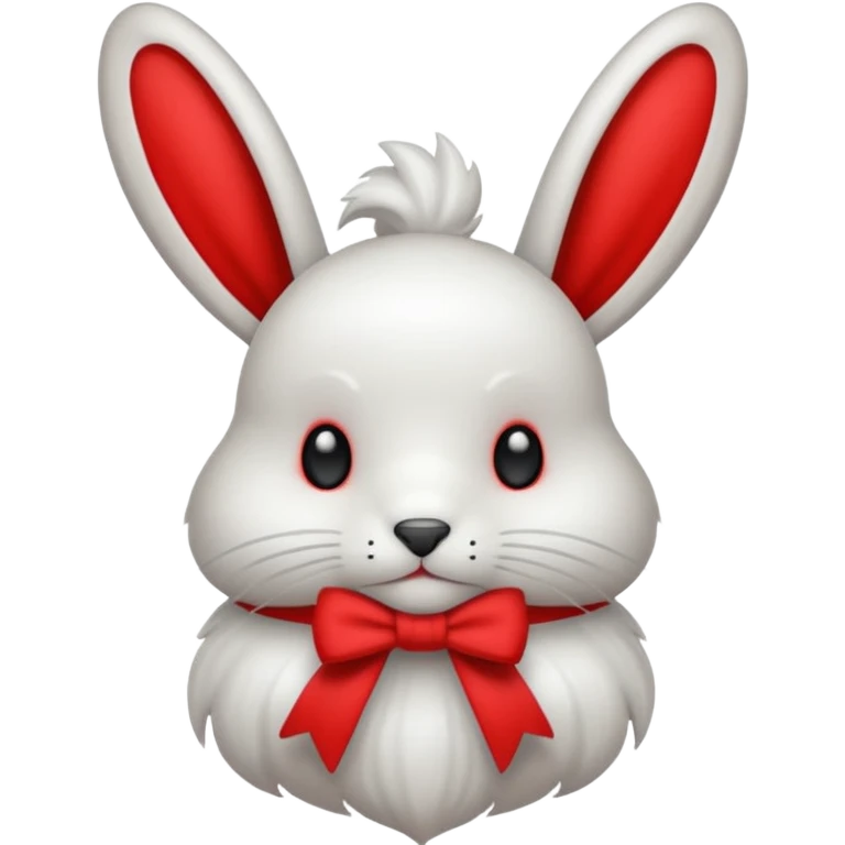Conejo con un lazo emoji