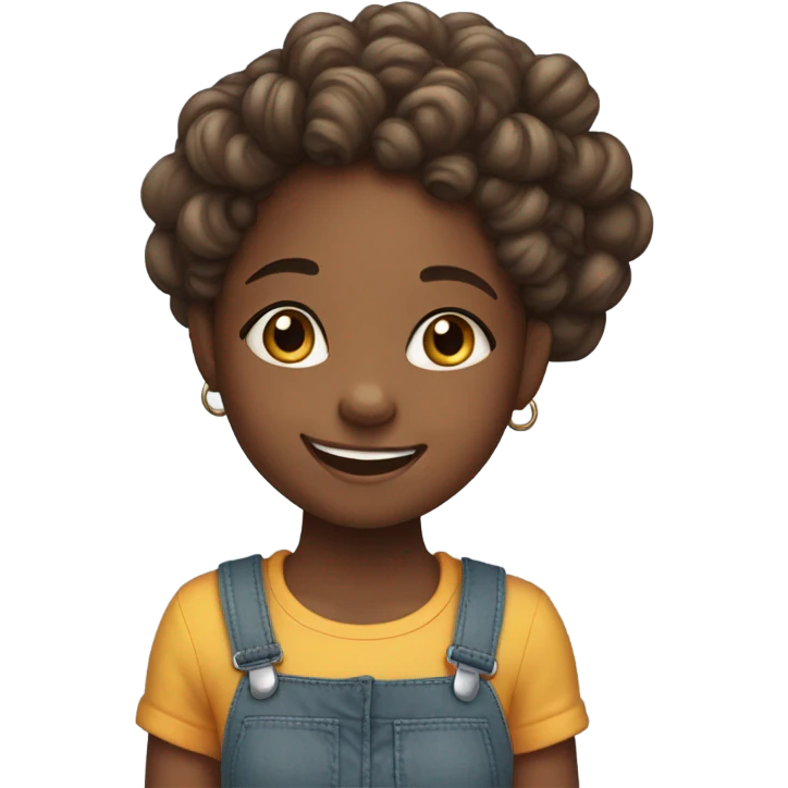 Black girl omg emoji