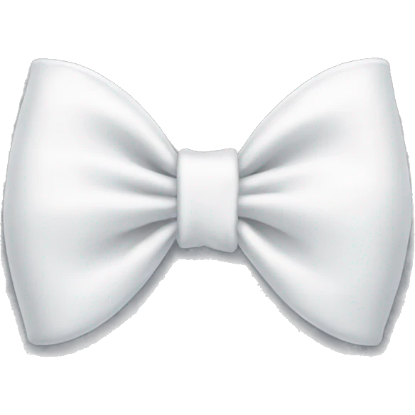 White  bow emoji