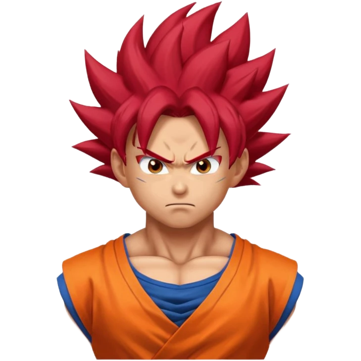 Goku super saiyan god emoji