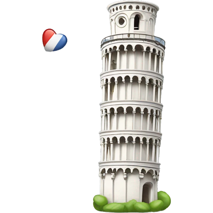 leaning tower of pisa emoji