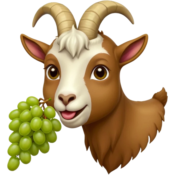 goat and grape emoji