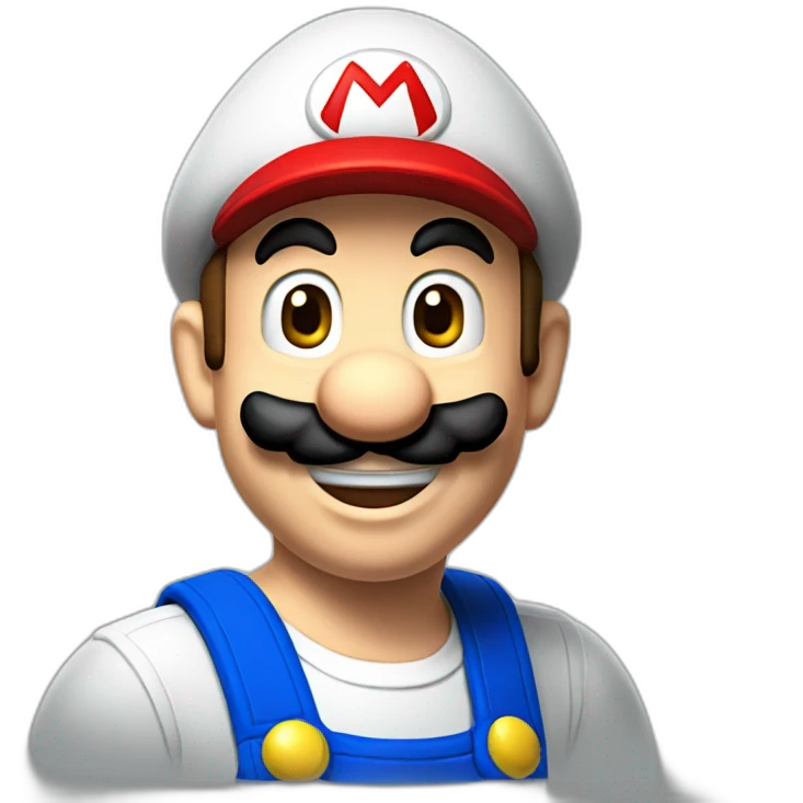 happy super mario emoji