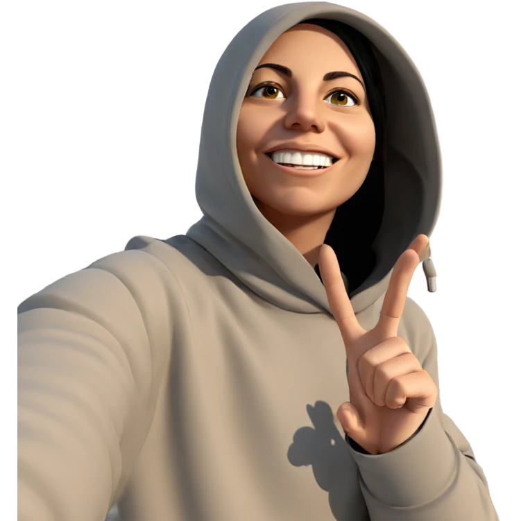 smiling boy in hoodie emoji