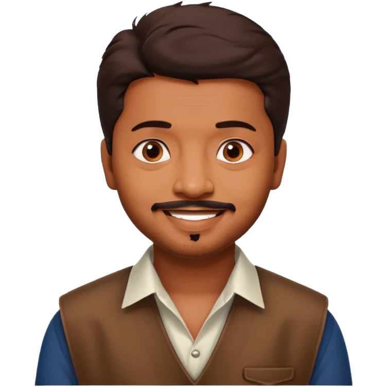 Vijay Thalapathy Tamil actor  emoji