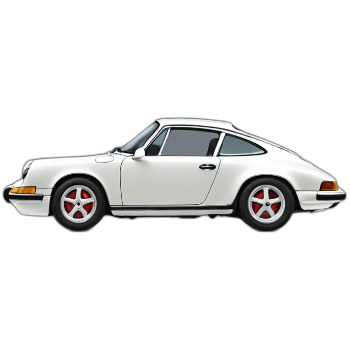 porsche 911 side profile emoji