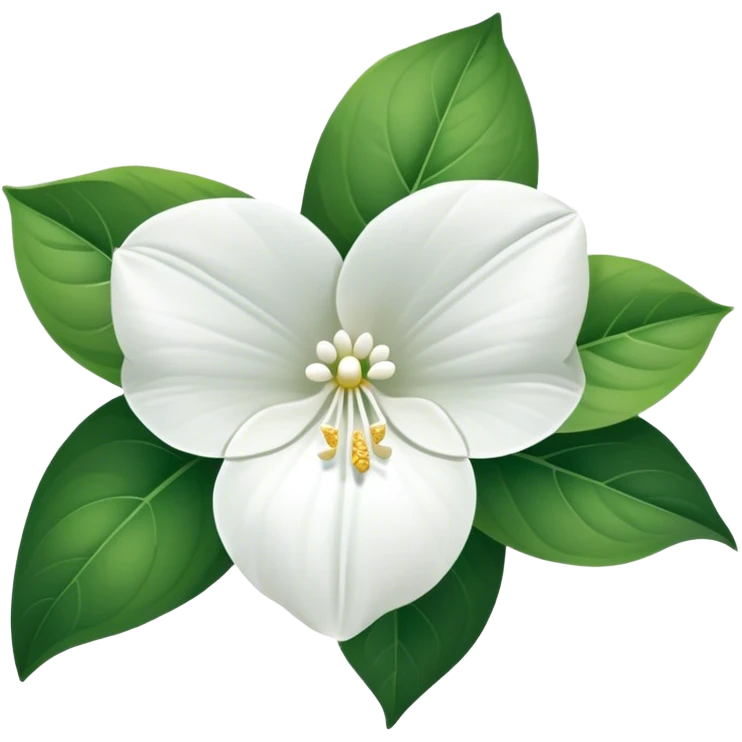 Great White Trillium w ti h emoji