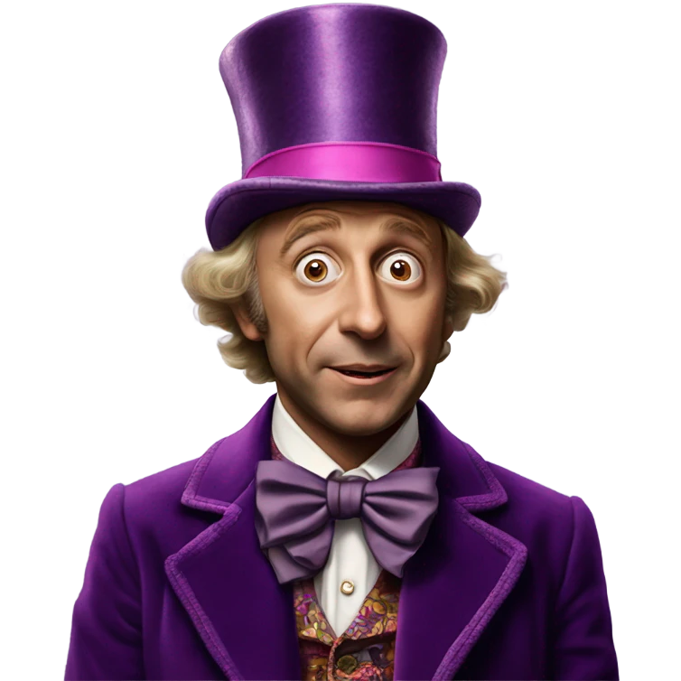 Jhony deep Willy wonka emoji