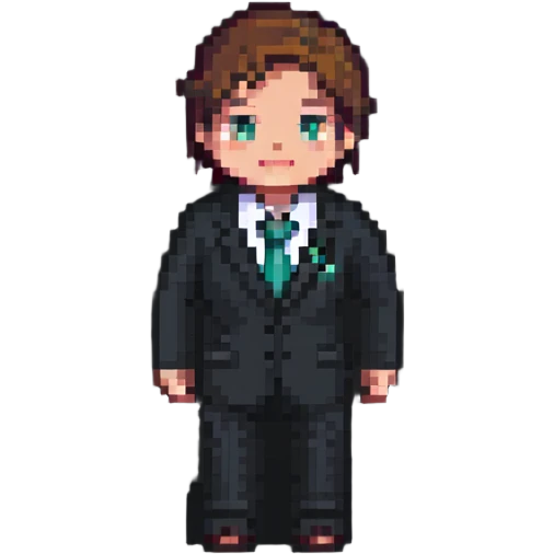 business suit emoji