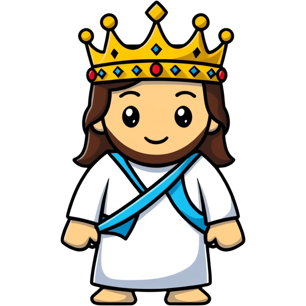 Jesus crown emoji