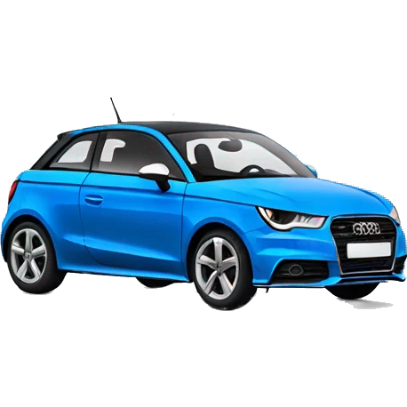 Audi a1 bleu  emoji