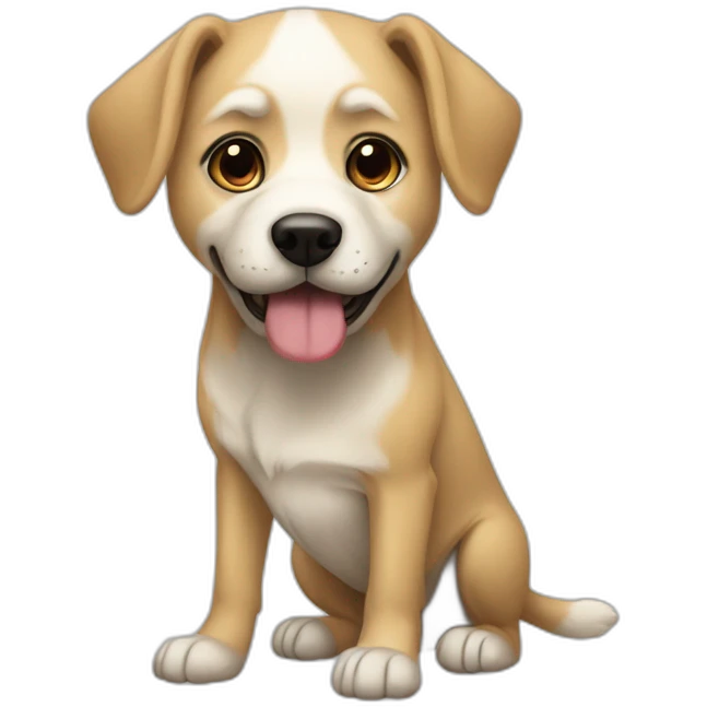 Chien qui eternue emoji