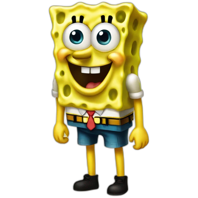 SpongeBob in bikini bottom emoji