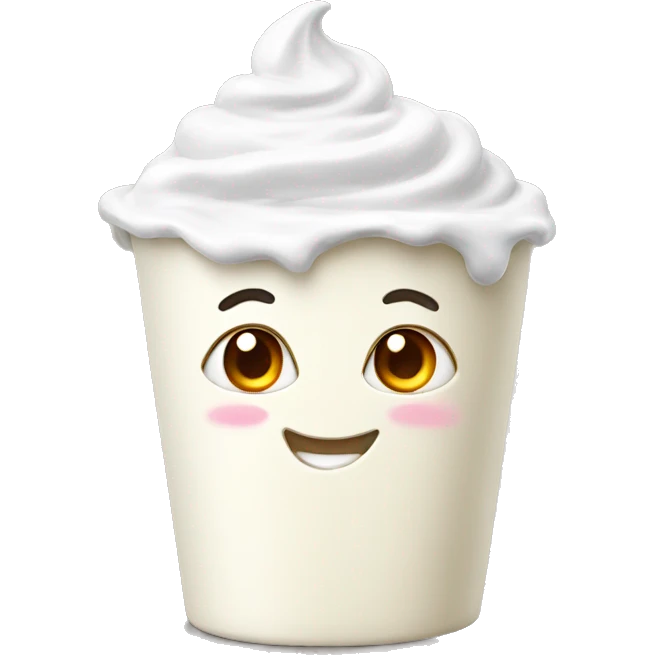 creamy yoghurt emoji