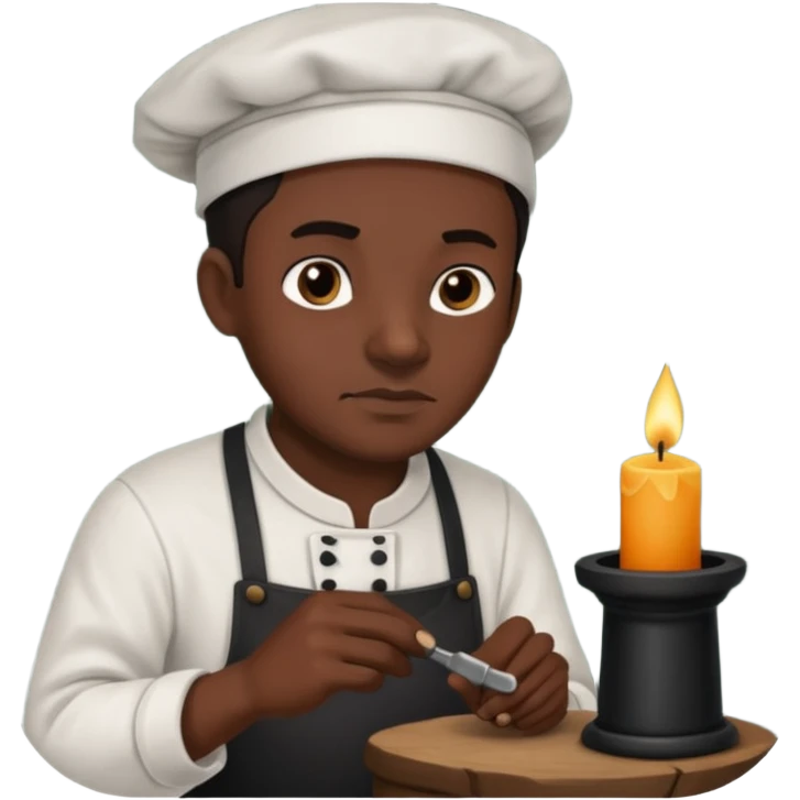 Candle Maker black  emoji