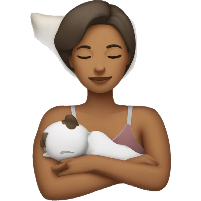 Mom sleeping emoji