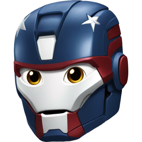 War machine with the iron patriot  emoji