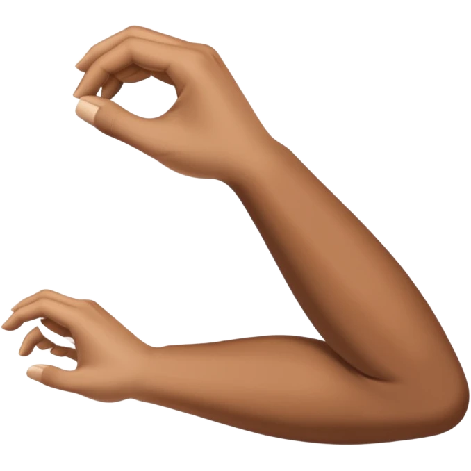 بازوی دو رنگ emoji