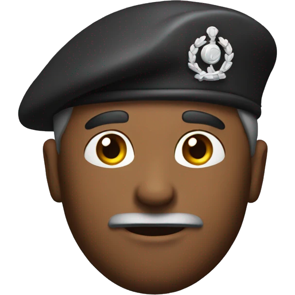 Man with beret on his head emoji