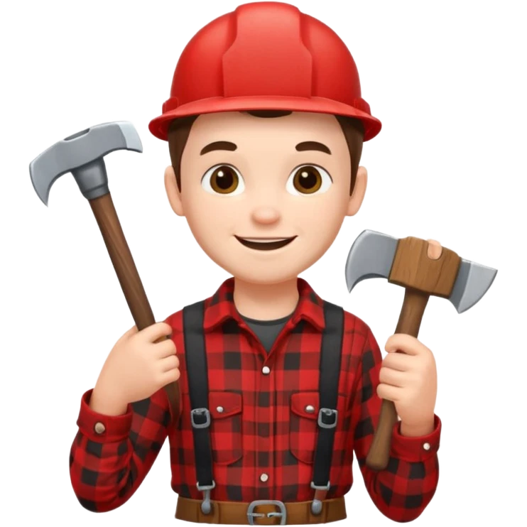 lumberjack child emoji