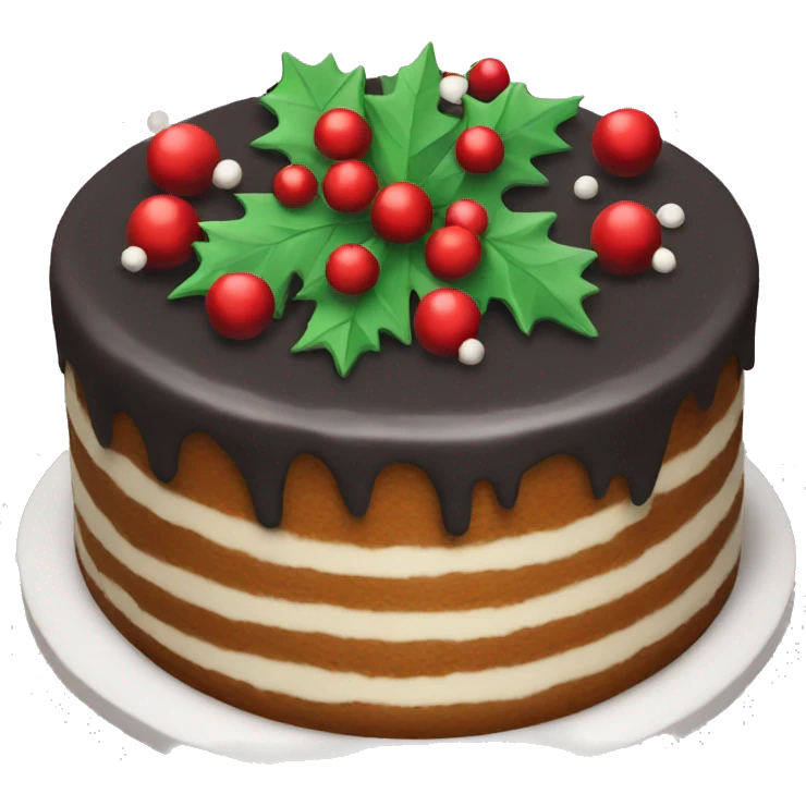 christmas cake emoji