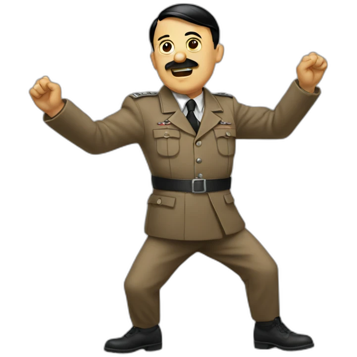 Hitler dancing emoji