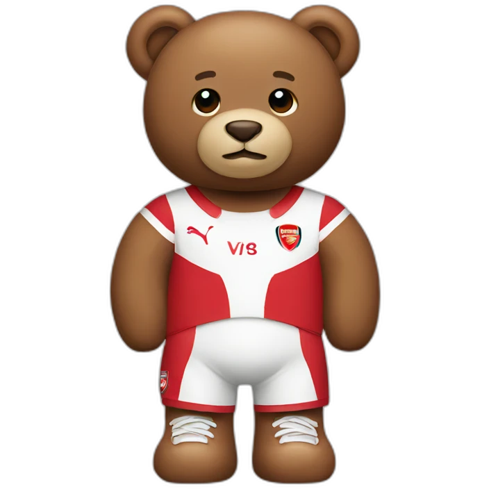 Arsenal teddybear emoji