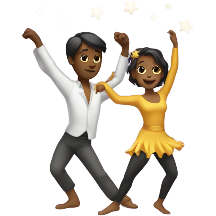 dance with star emoji