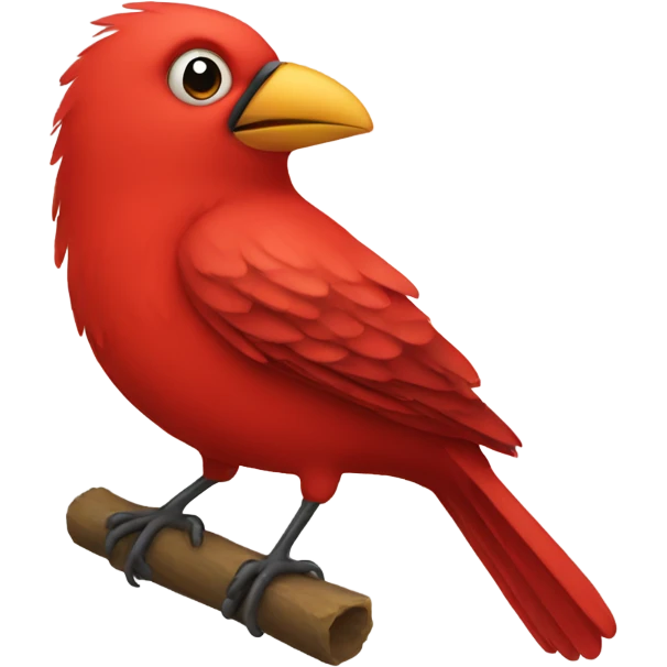 red bird emoji