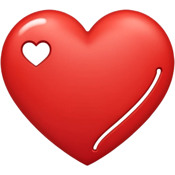 heart with a dashed double outline emoji