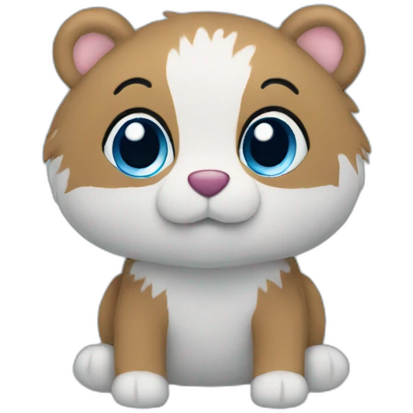dar blue stuffed animal  emoji