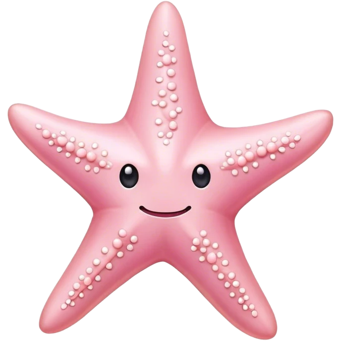 pastel pink starfish emoji