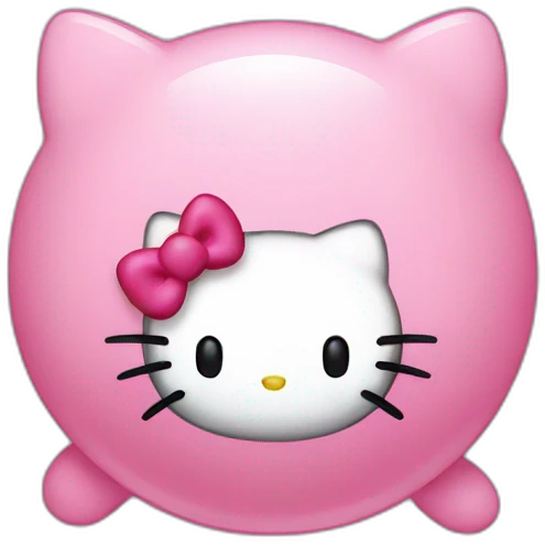 hello kitty and kirby emoji