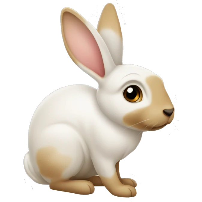 Ein Kaninchen das die Zunge rausstreckt emoji