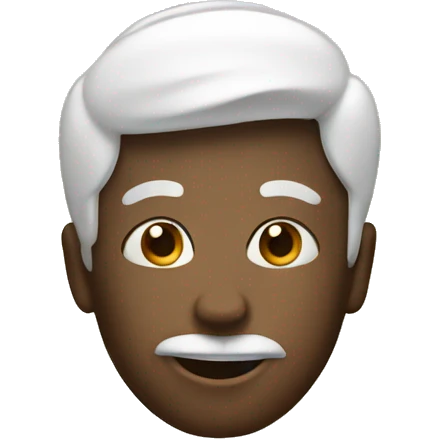 Cream on face emoji