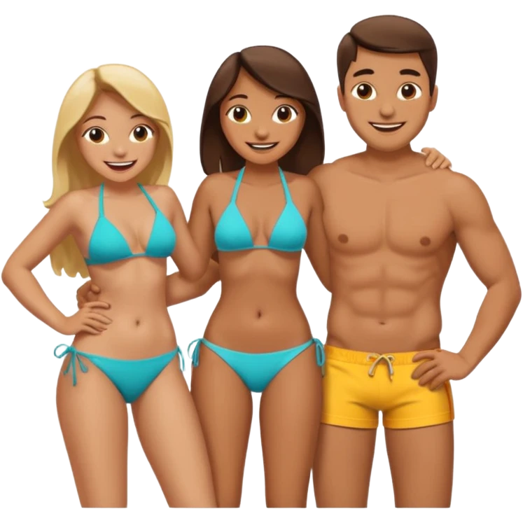 A Man Slapping a woman on her butt emoji