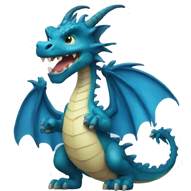 blue dragon emoji