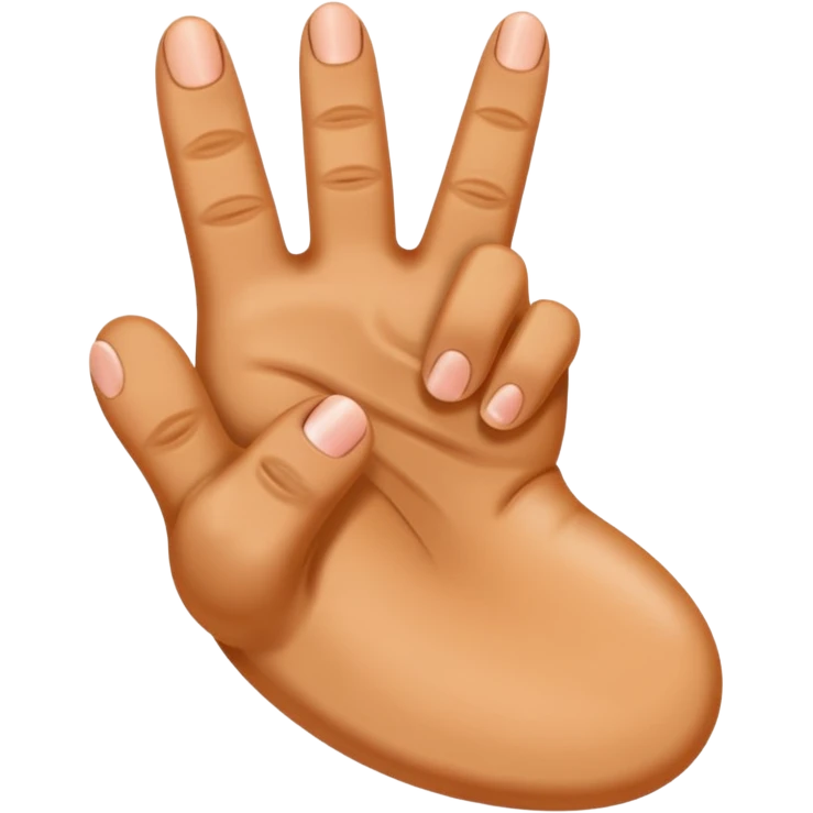 foot giving the middle finger emoji