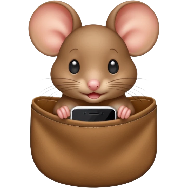 a little mouse in my pocket  emoji