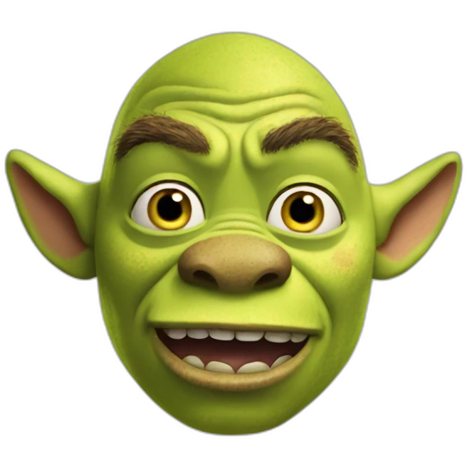 Shrek mange l'âne emoji
