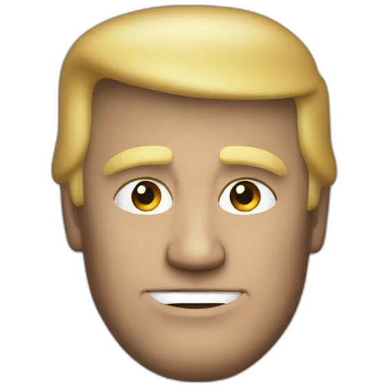 Donald Trump en noir emoji