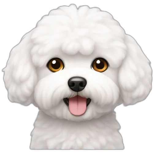 Bichon frise emoji