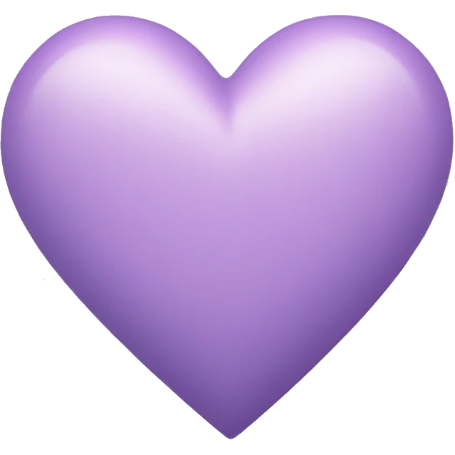Pastel purple heart emoji