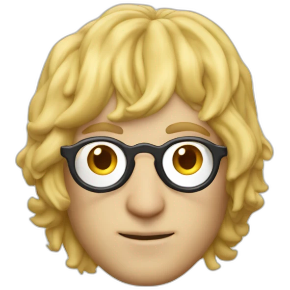 Hot John Lennon blonde swim suit emoji
