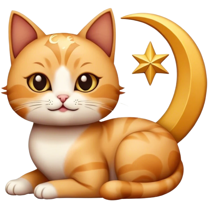 cat wishing ramadan mubarak emoji