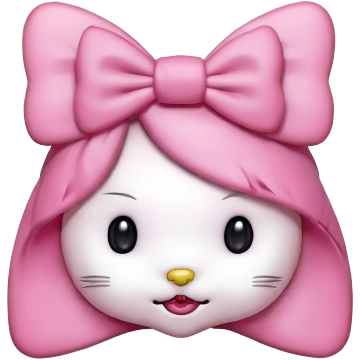 Hello Kitty coquette emoji