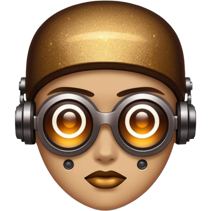 glitter cheap brown cyberpunk emoji