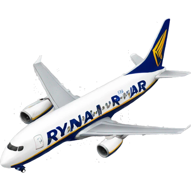 Ryanair plane emoji
