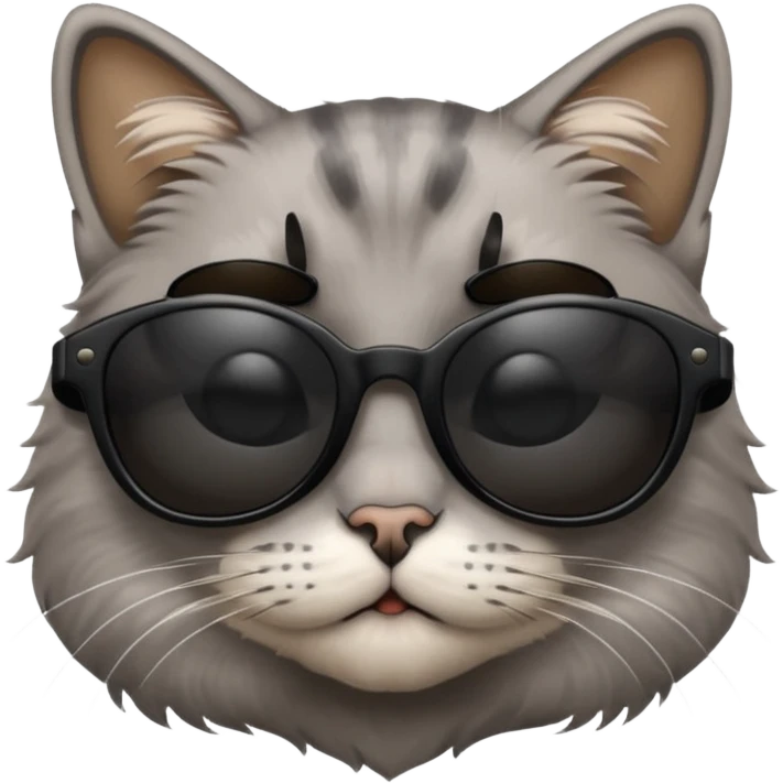 Cat wearing sunglasses emoji